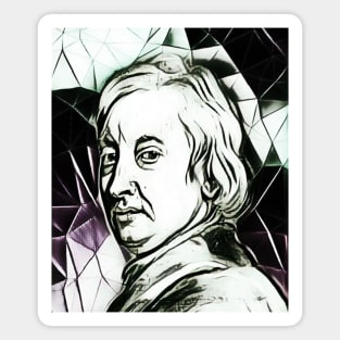 John Dryden Black and White Portrait | John Dryden Artwork 3 Magnet